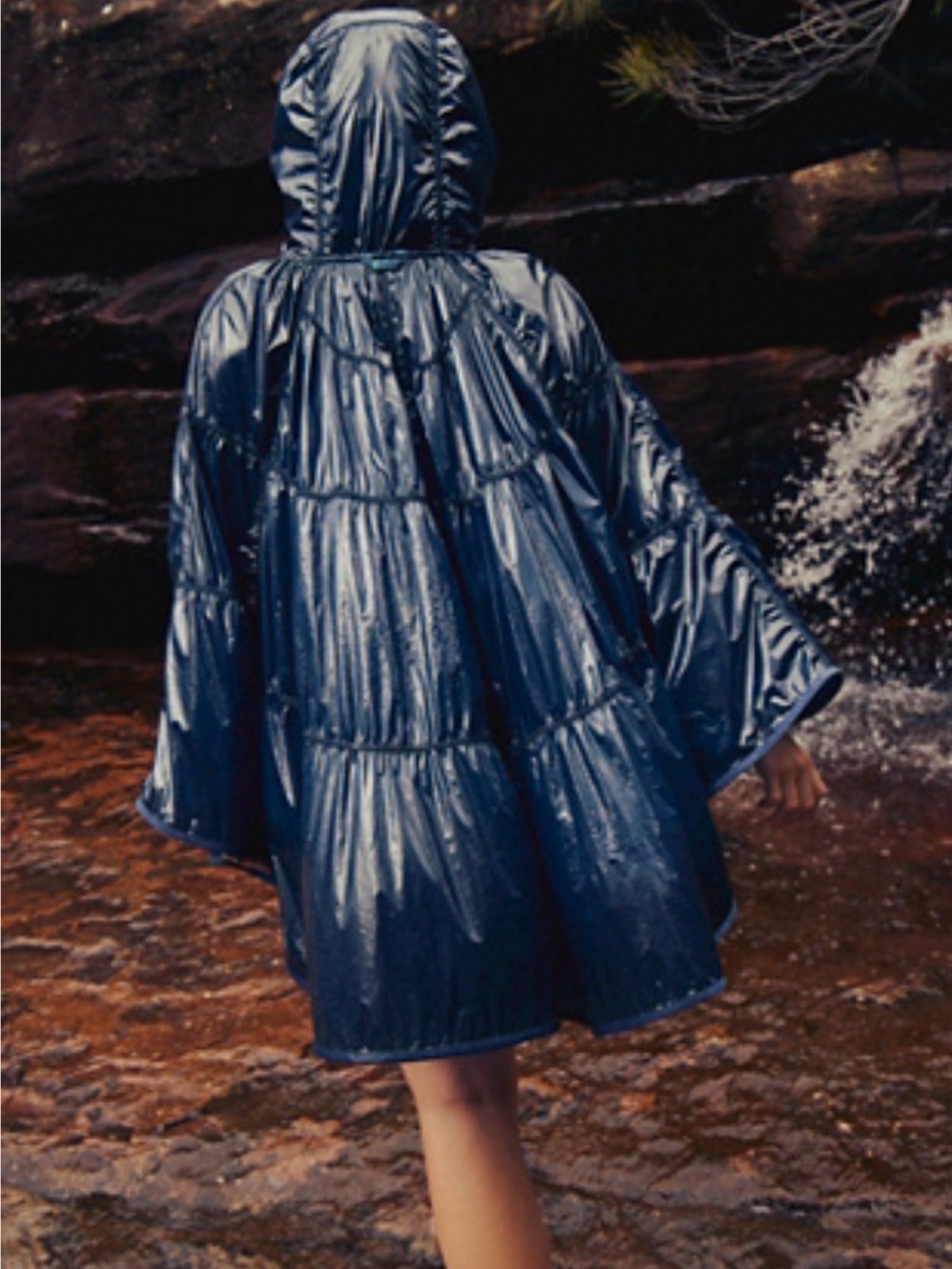 FP Movement by FREE PEOPLE | Rain Drop Packable Poncho | NWT - Picture 5 of 5